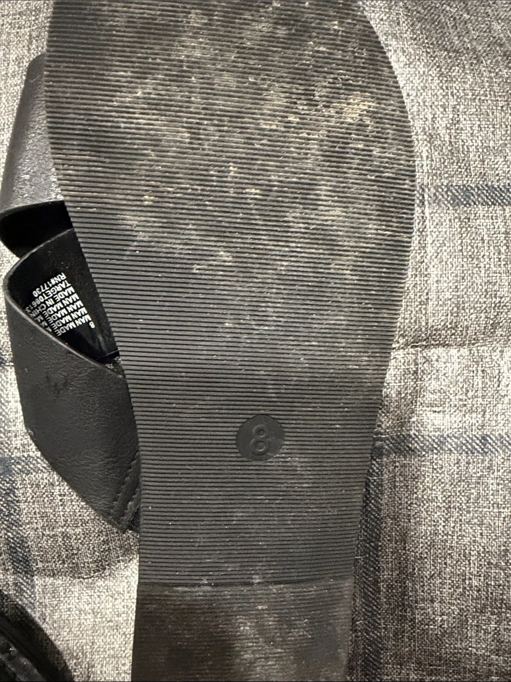 Universal Thread Black Cross-Band Slide Sandals